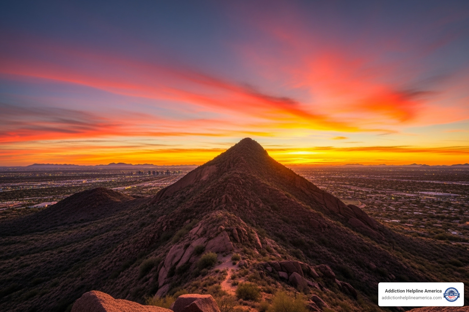 of a hopeful sunrise over Camelback Mountain in Phoenix - drug treatment centers in phoenix az of a hopeful sunrise over Camelback Mountain in Phoenix - drug treatment centers in phoenix az