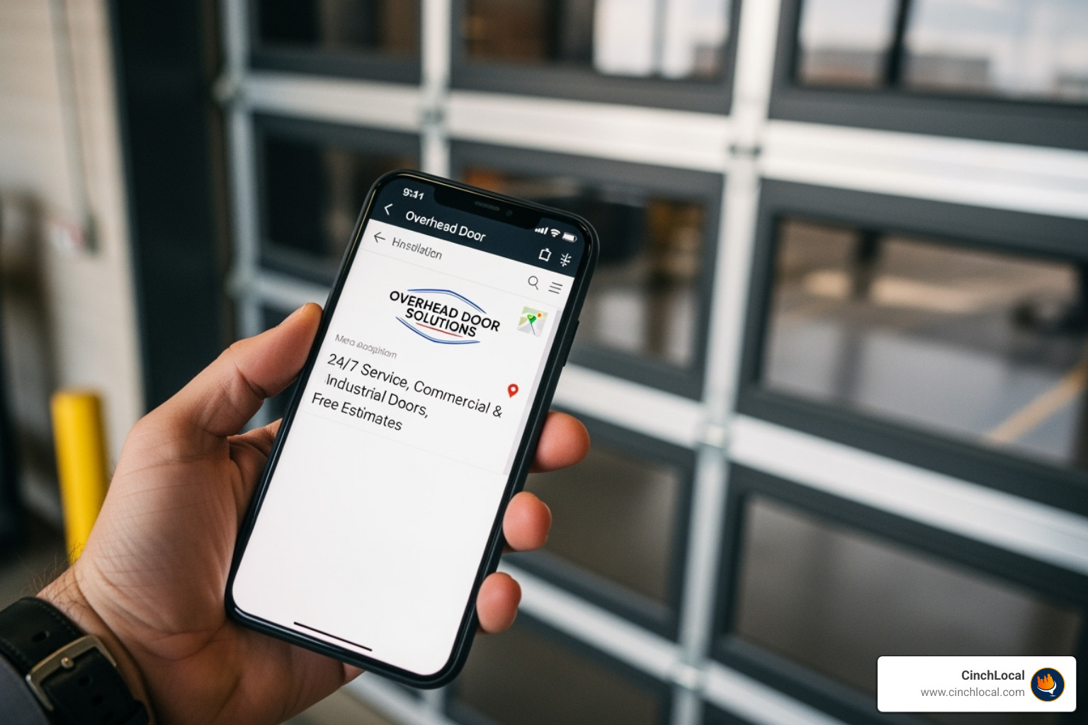 Google PageSpeed Insights score - Garage Door SEO (Commercial)