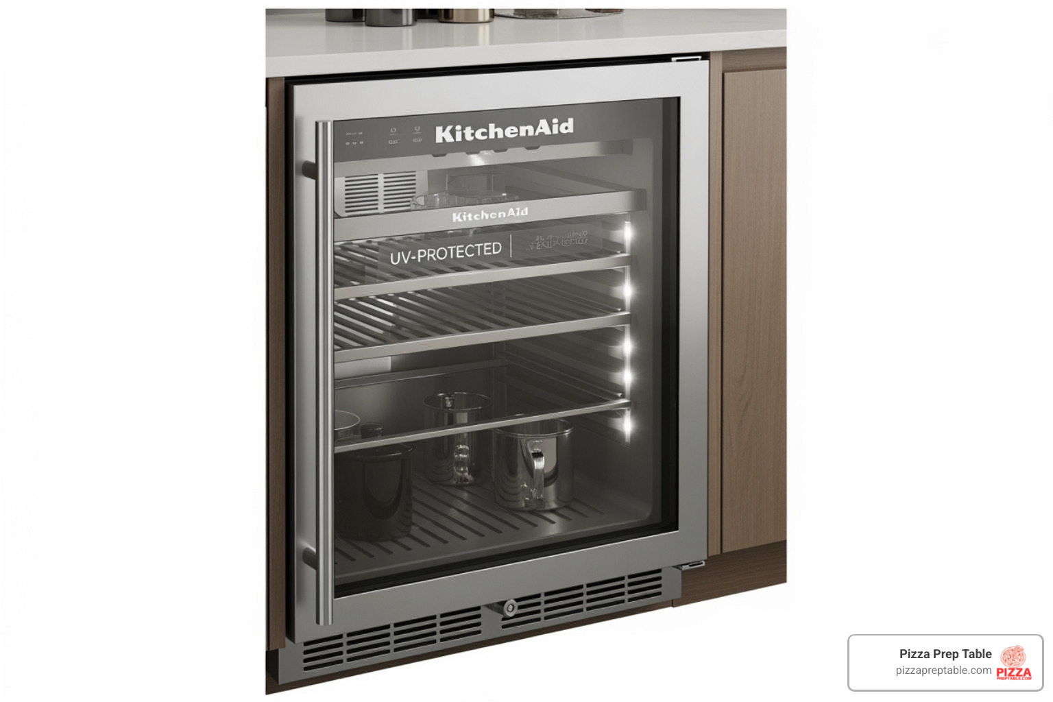 KitchenAid 24 undercounter refrigerator glass door - 24 undercounter refrigerator glass door