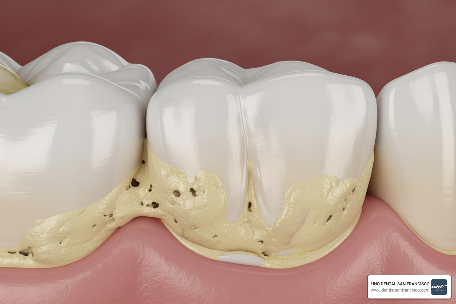 plaque on a tooth - bad teeth