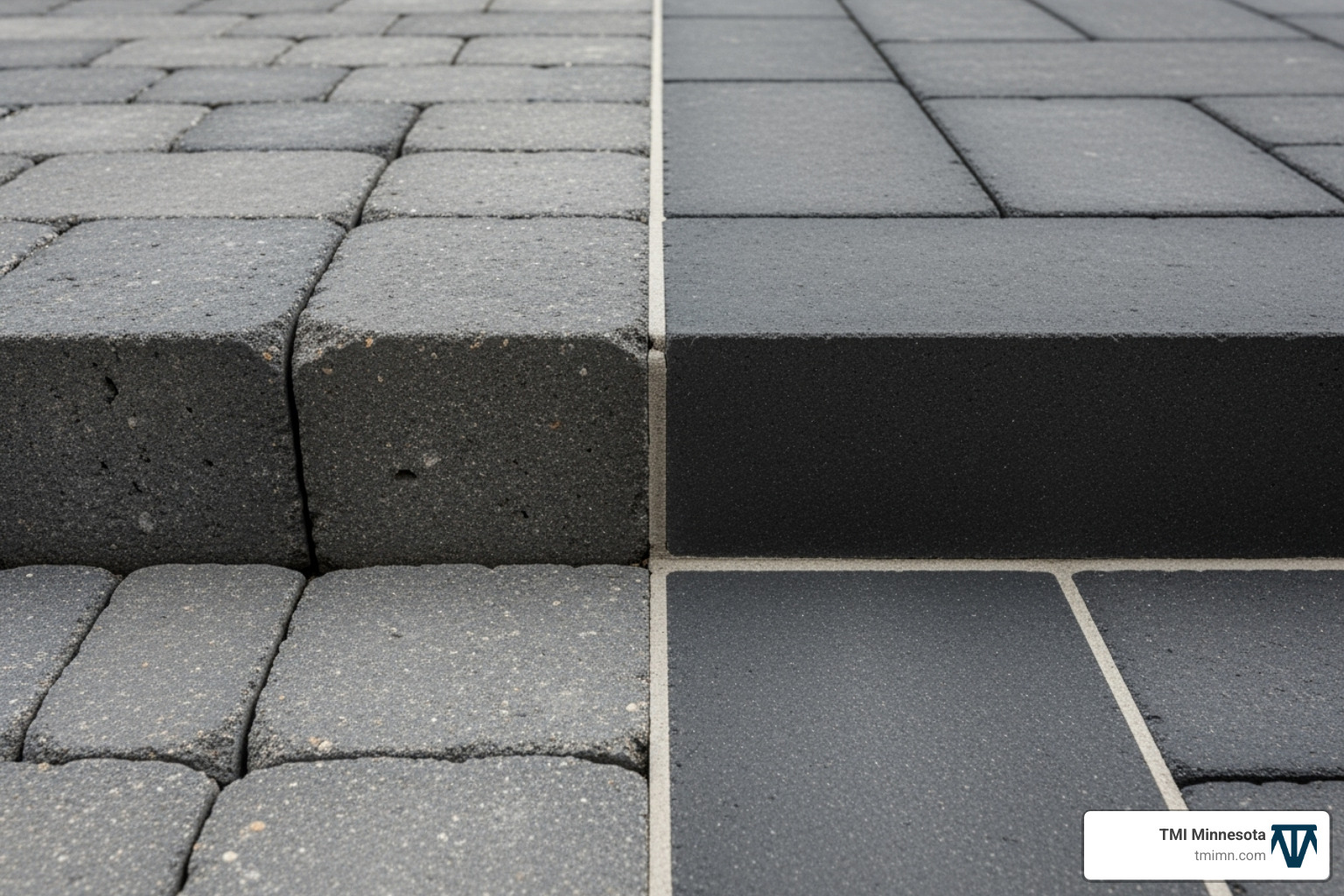 tumbled vs smooth charcoal steps - charcoal block paving step tumbled vs smooth charcoal steps - charcoal block paving step