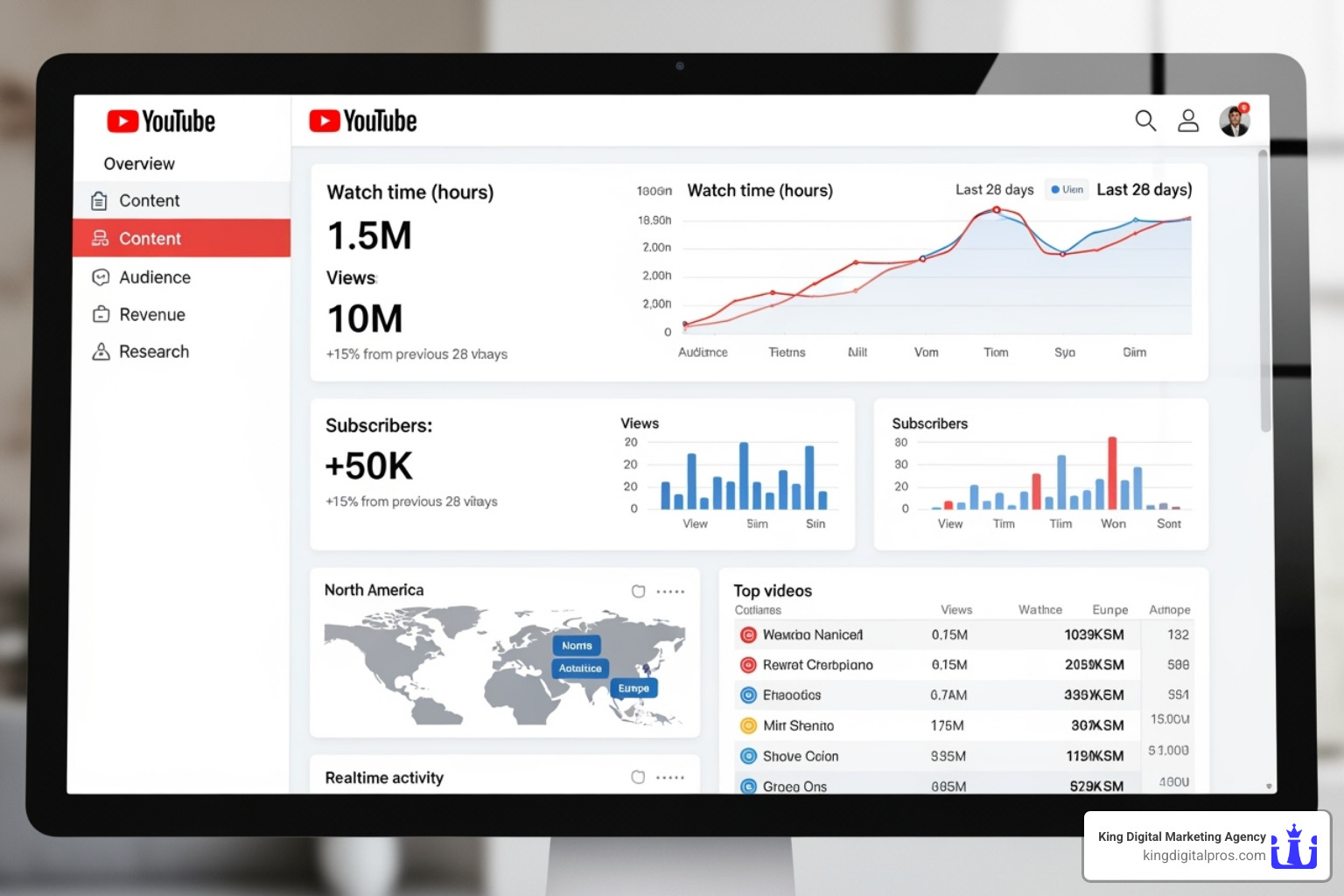 YouTube Analytics dashboard - YouTube SEO