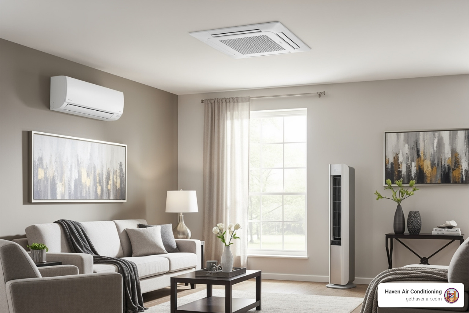 different types of indoor mini-split units - mini splits