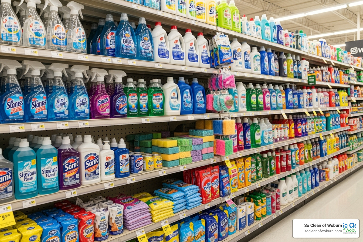 Generic store cleaning aisle - handy andy multipurpose spray
