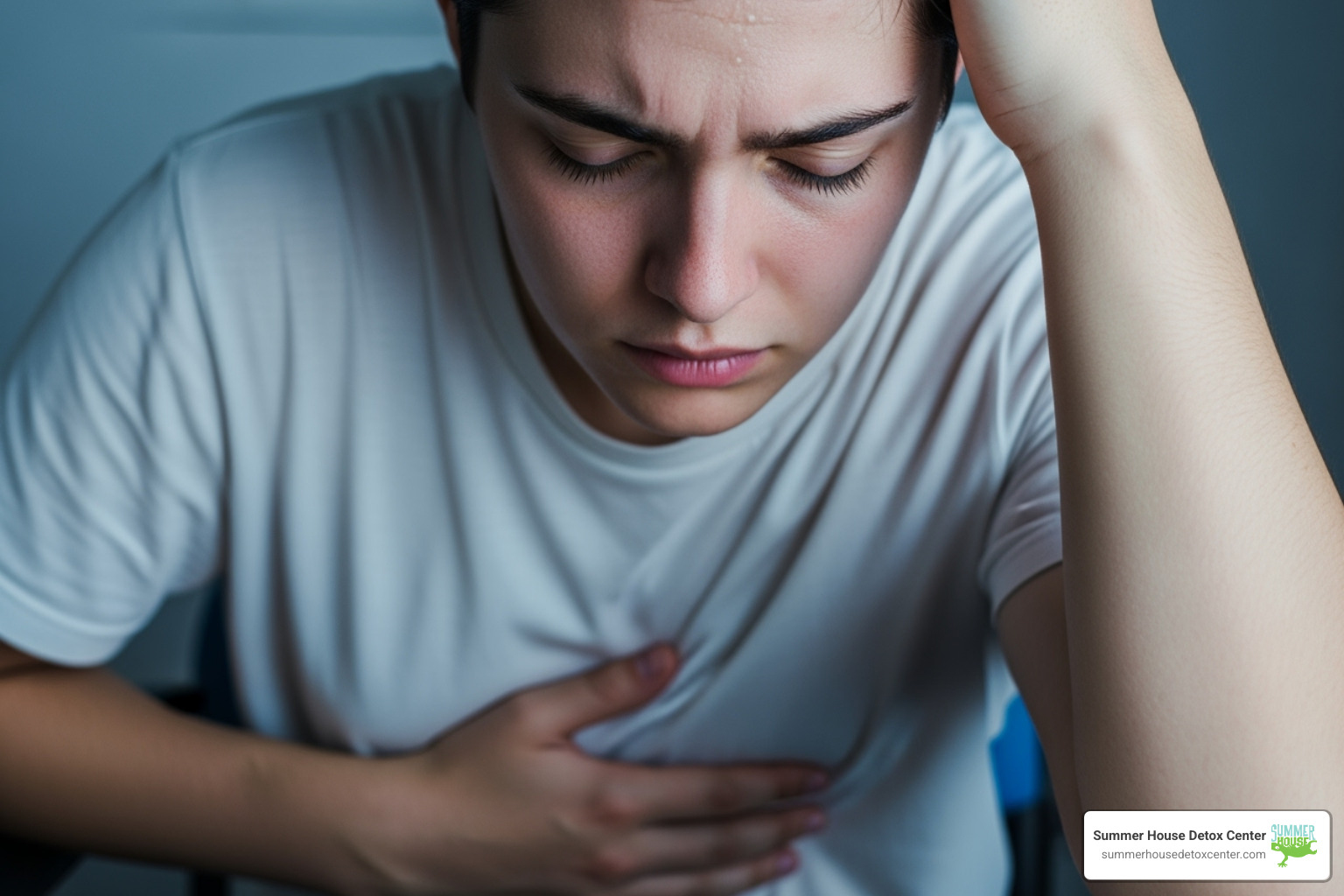 image illustrating common physical and psychological withdrawal symptoms - heroin withdrawal symptoms