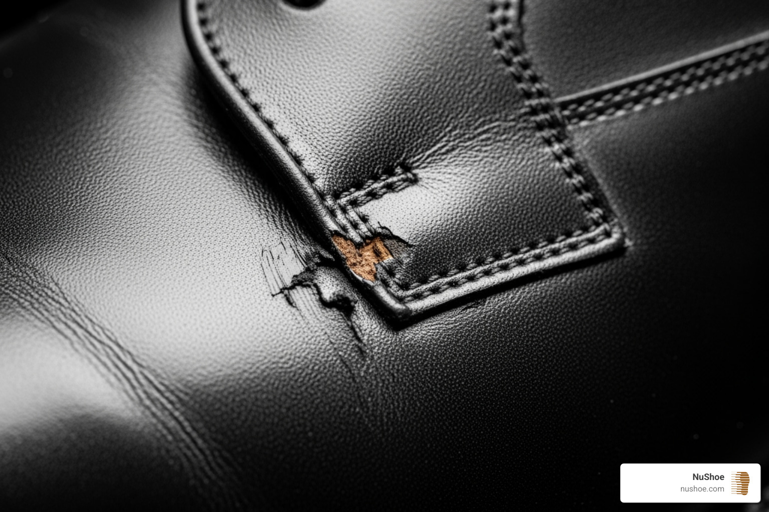 Image showcasing How to fix scuffed black leather shoes: 1 Ultimate Guide