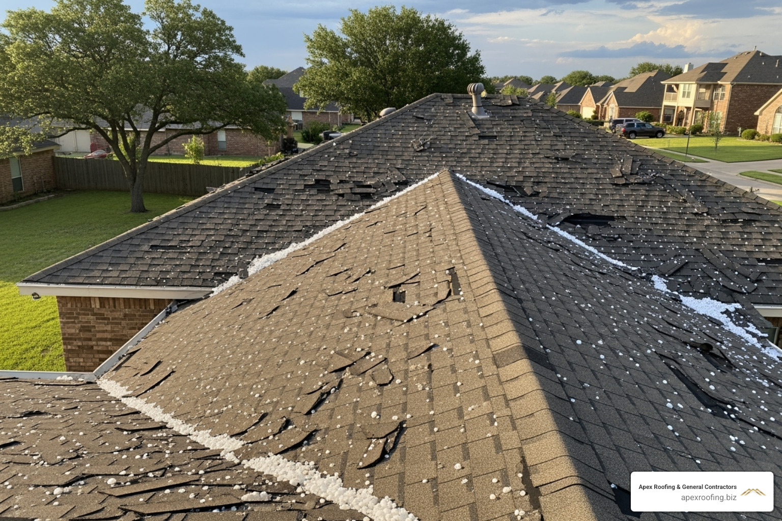 roof damaged by hail in Texas - roof installation San Antonio roof damaged by hail in Texas - roof installation San Antonio