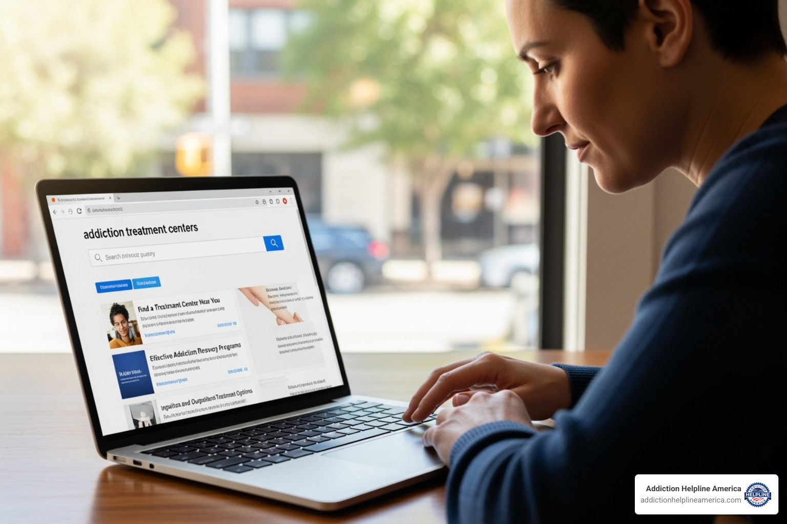 person using a laptop to search for treatment centers - addiction and rehab hotlines/arizona numbers person using a laptop to search for treatment centers - addiction and rehab hotlines/arizona numbers