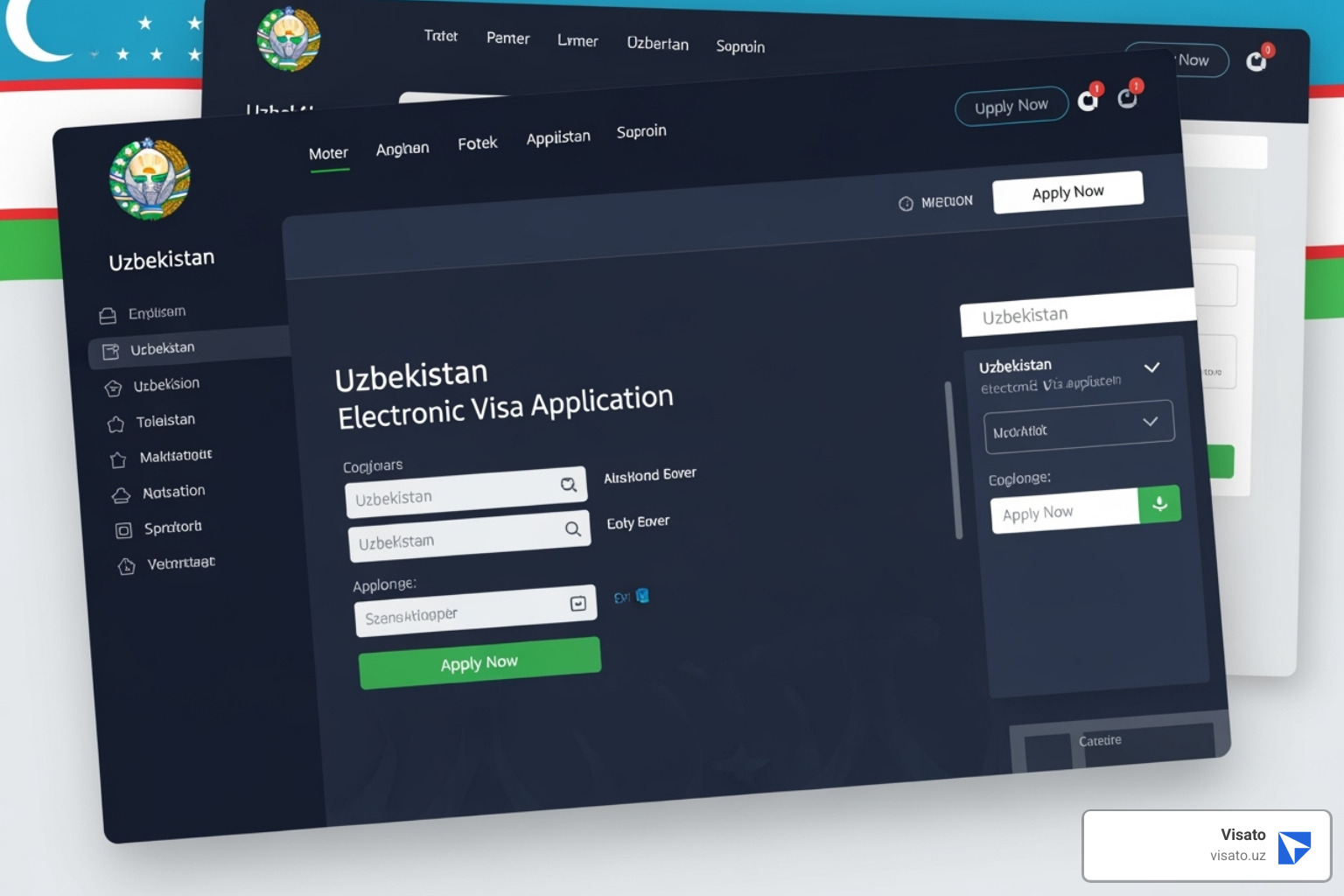Official Uzbekistan eVisa portal homepage - uzbekistan visa cost