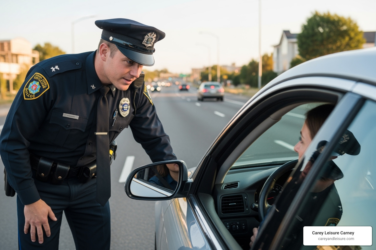of a police officer at the window of a car during a traffic stop - what are the open container laws in florida of a police officer at the window of a car during a traffic stop - what are the open container laws in florida