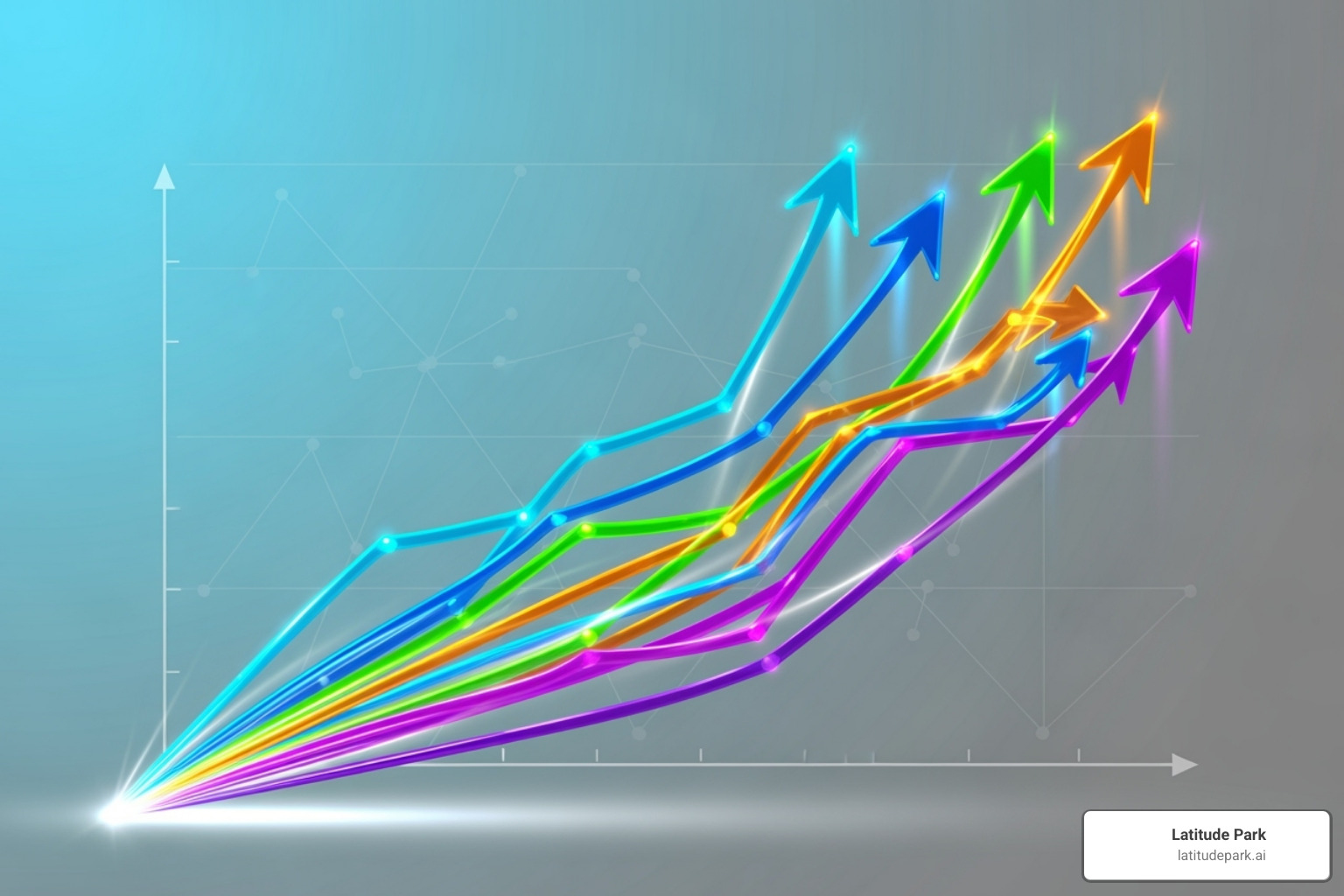 A vibrant graph showing upward trends in customer acquisition and retention, with lines representing growth in different business areas. - Customer review management platform