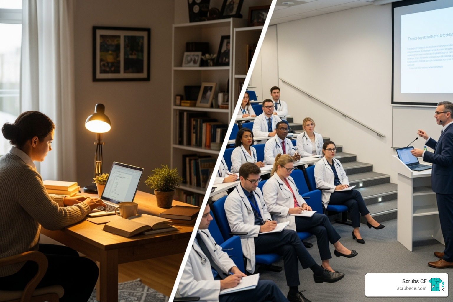 online vs in-person CE - radiologic technologist CE