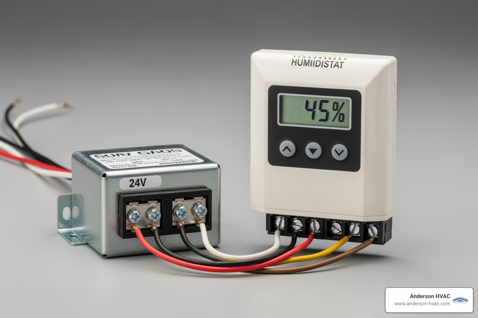 24V transformer and humidistat wiring diagram - drum humidifier installation 24V transformer and humidistat wiring diagram - drum humidifier installation