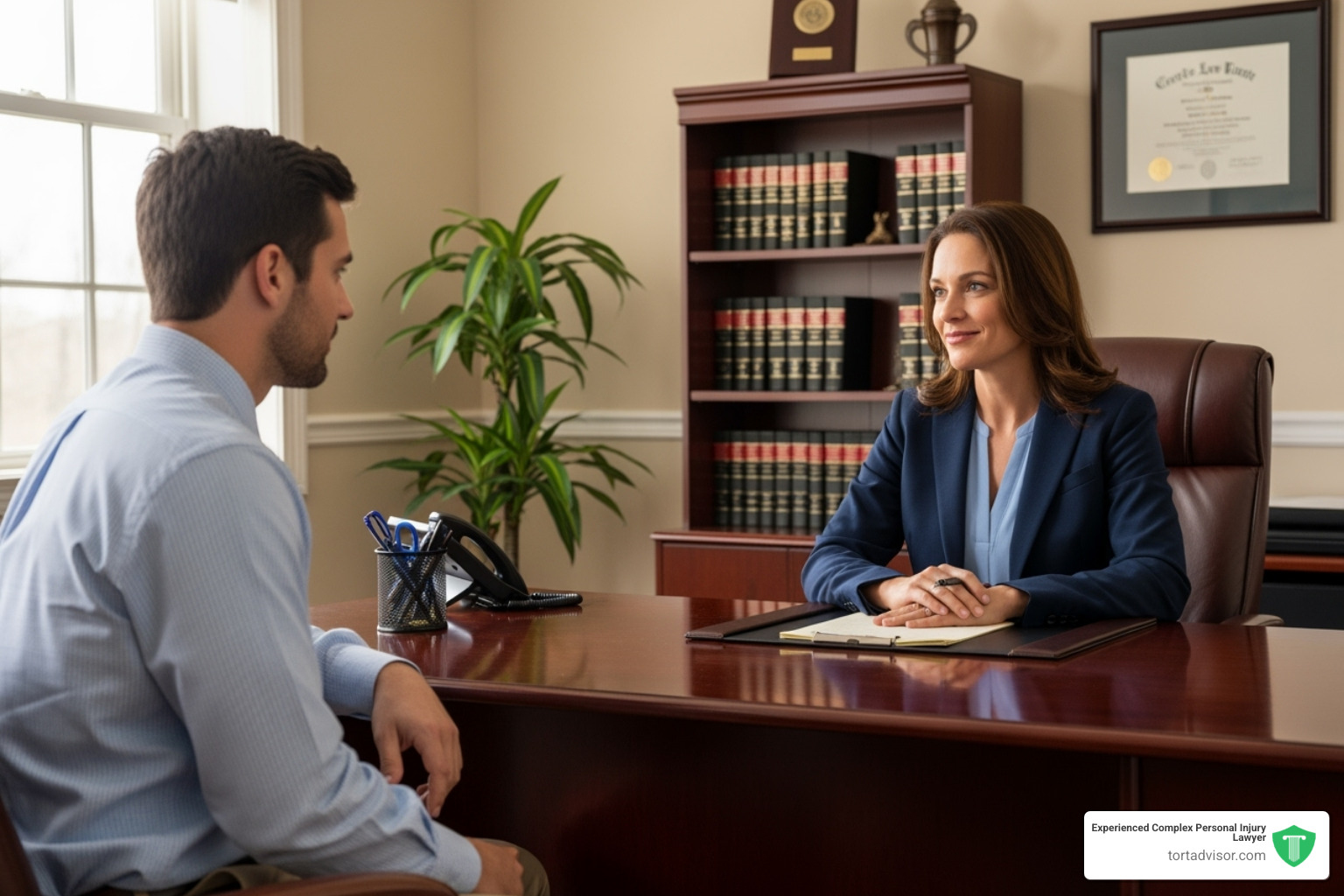 compassionate attorney consulting with a client - uber sexual assault attorney