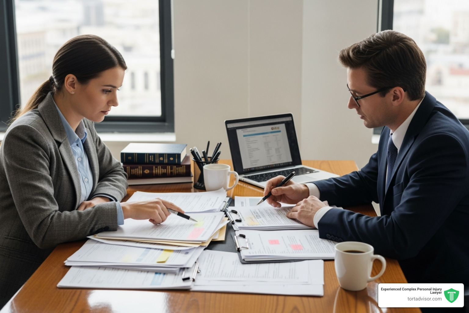 Person reviewing medical documents with a lawyer - depo-provera lawsuit Person reviewing medical documents with a lawyer - depo-provera lawsuit