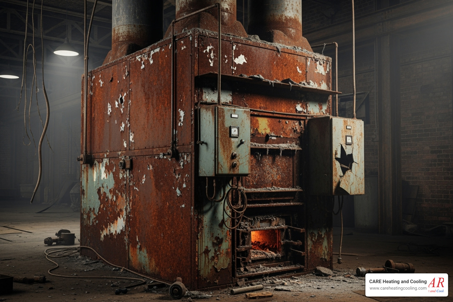 old, rusted commercial furnace unit - commercial furnace installation westerville old, rusted commercial furnace unit - commercial furnace installation westerville