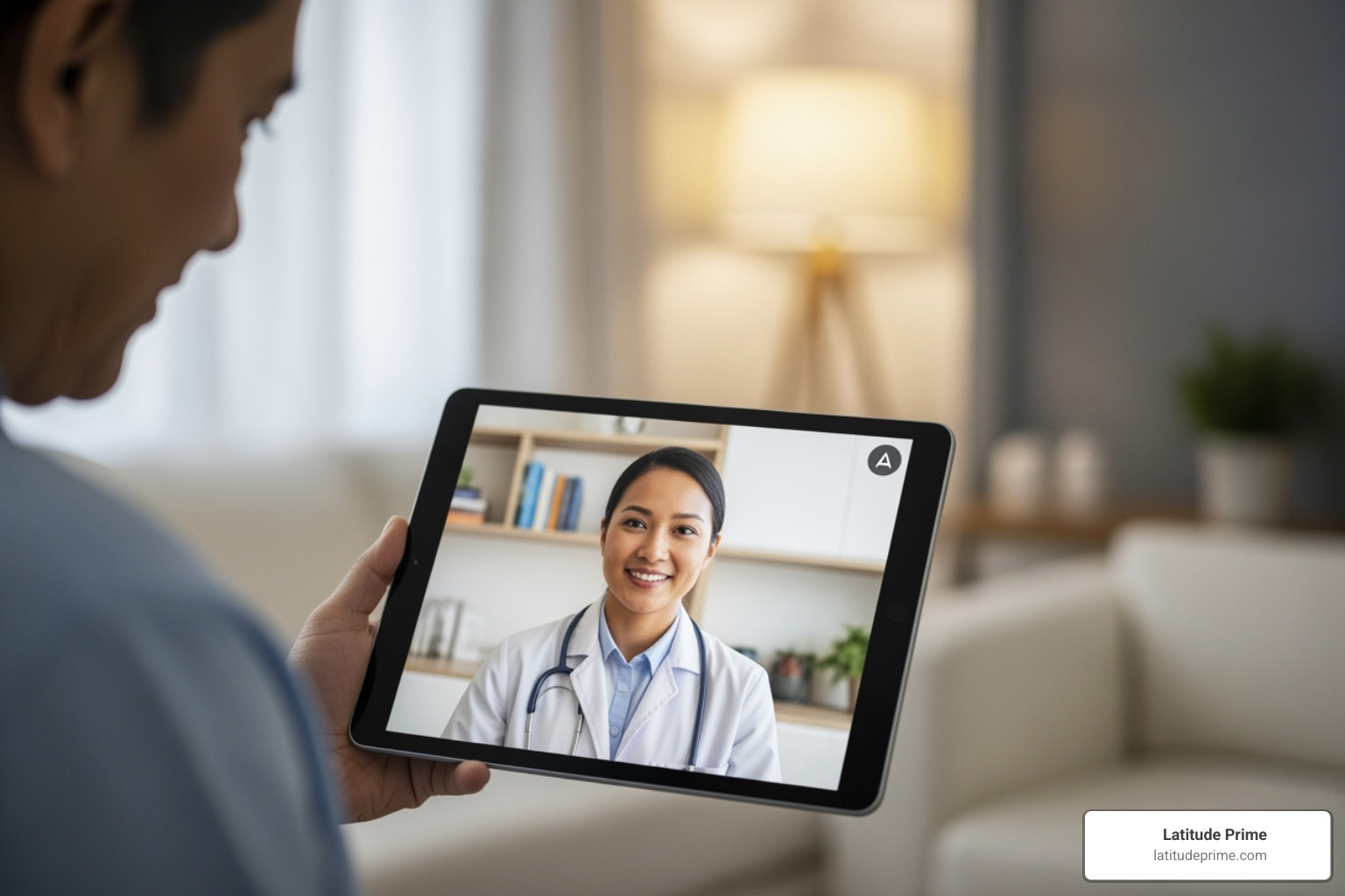 interpreter on screen who shares a cultural background with the patient - video medical interpreter