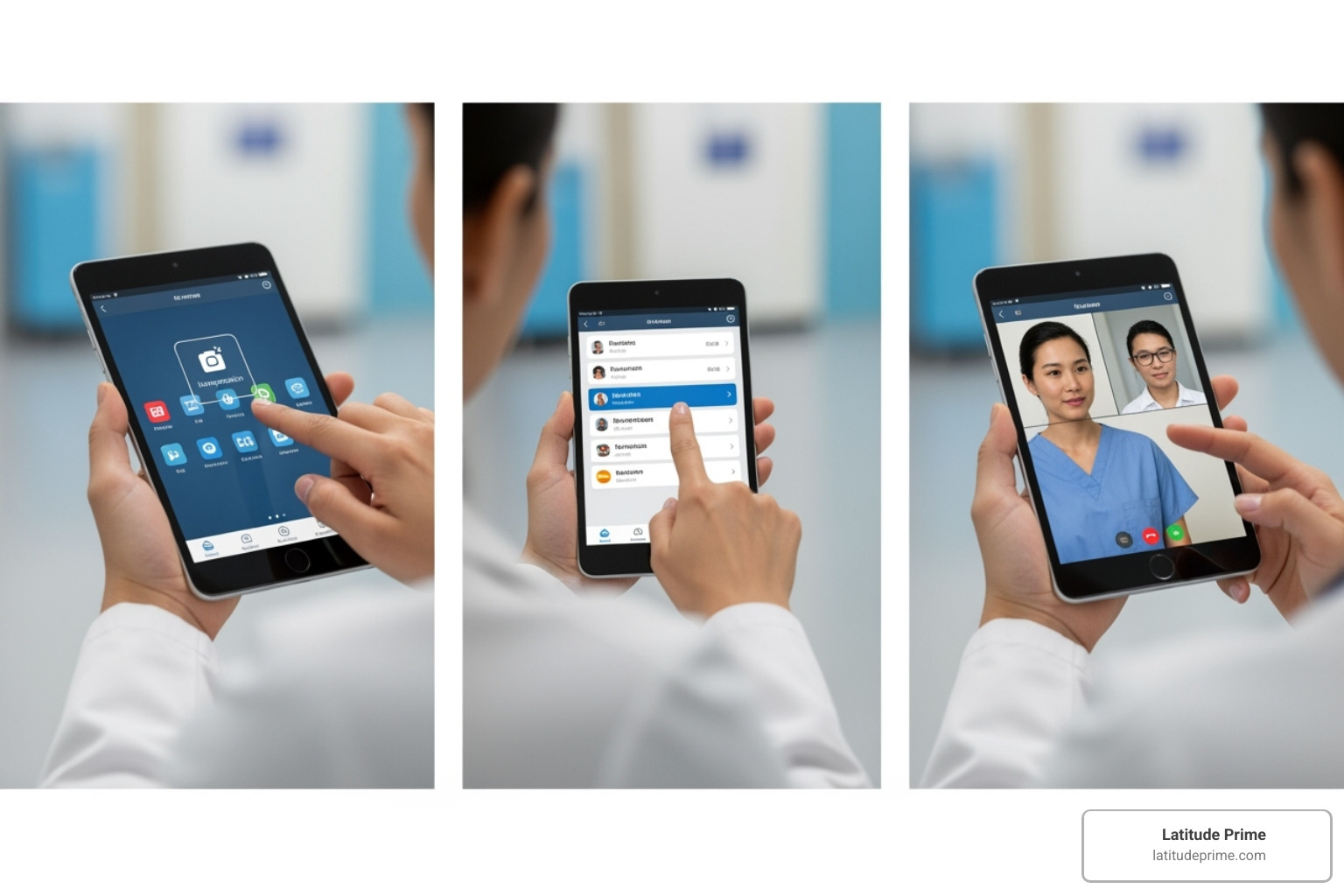 simple 3-step process to connect to a VRI interpreter - video medical interpreter