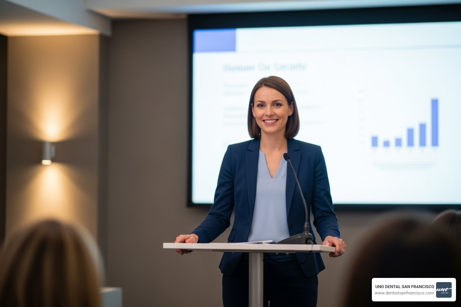 person confidently speaking in a professional setting - affordable same day dental implants near me person confidently speaking in a professional setting - affordable same day dental implants near me