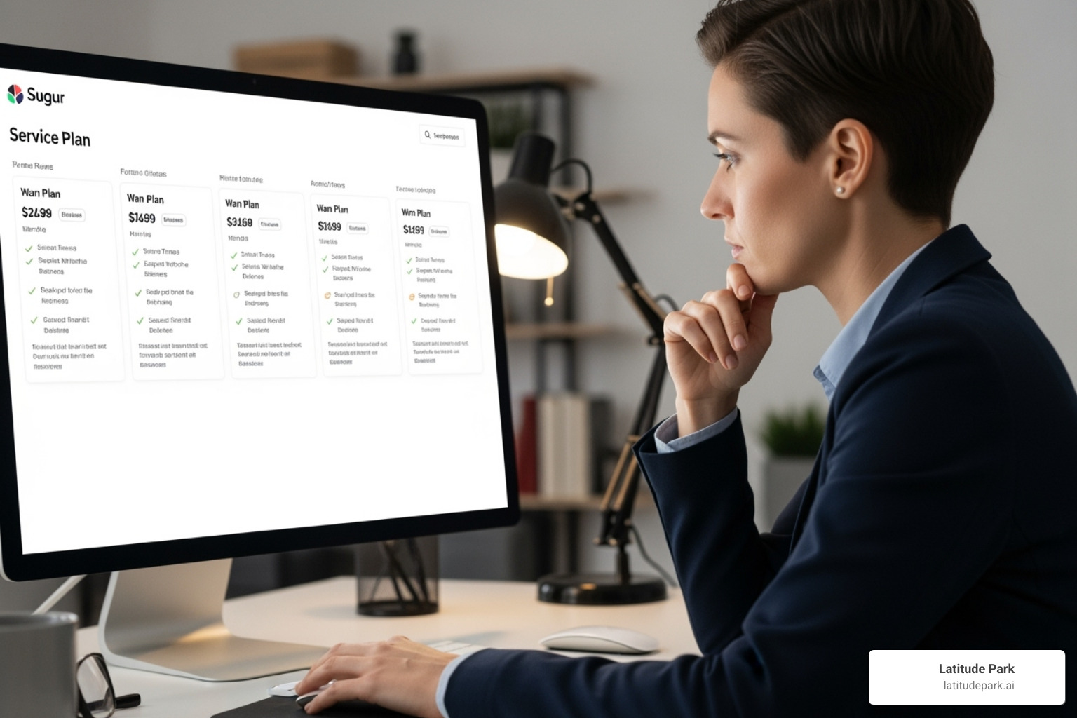 person comparing different service plans on a computer screen - pr wire services