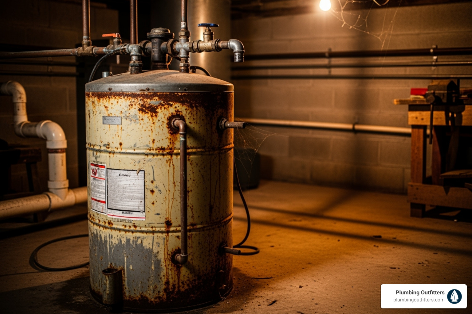 Old, rusty water heater - water heater replacement leander Old, rusty water heater - water heater replacement leander