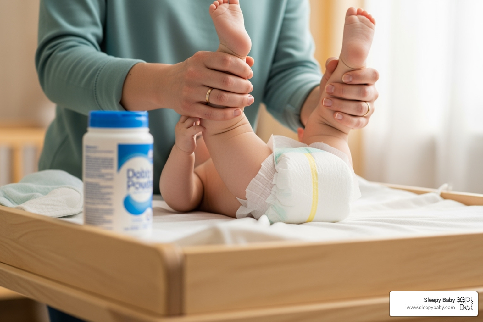 No baby powder - when to use baby powder and diaper cream