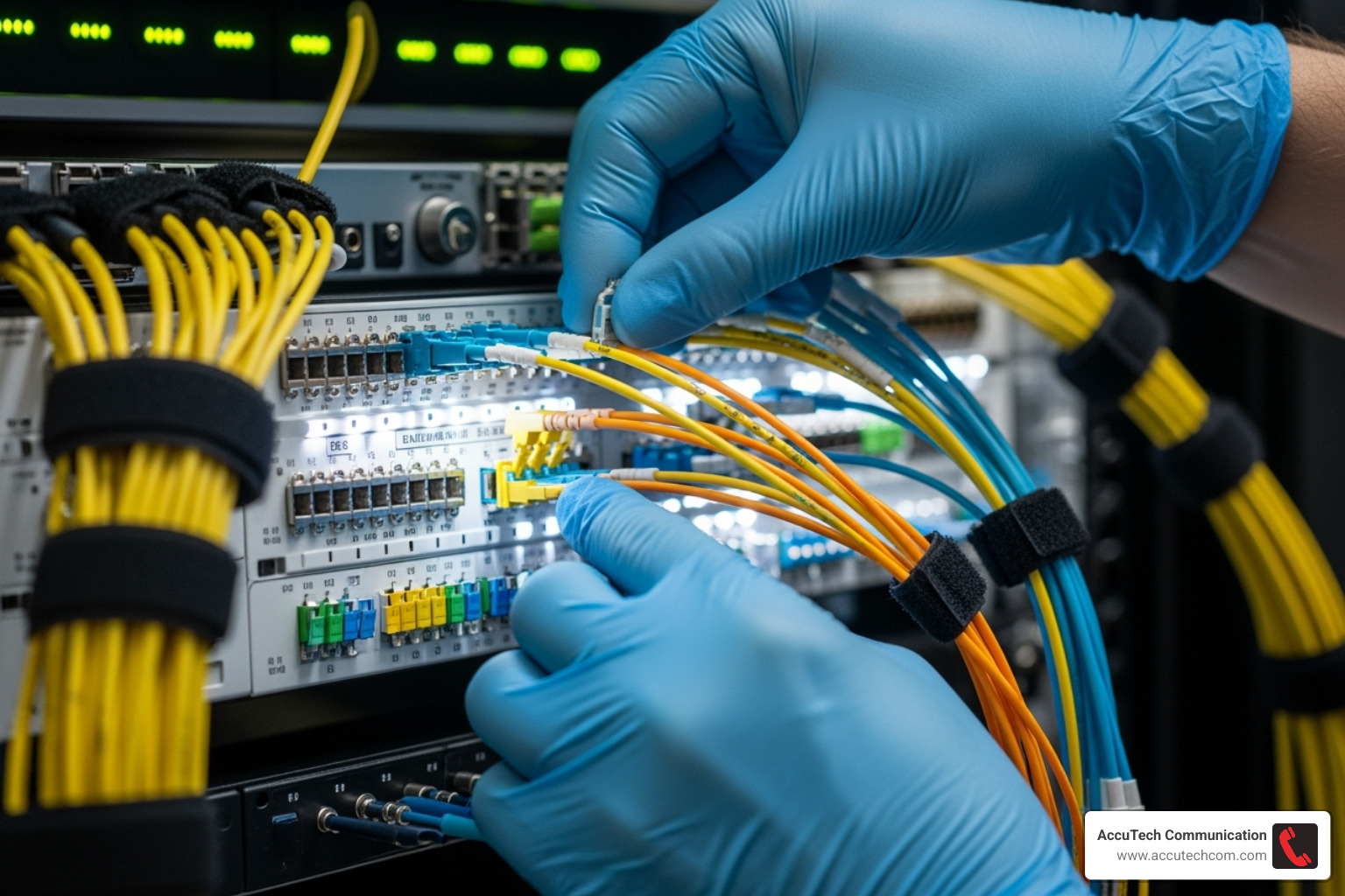 image showing the difference between FTTH, FTTC, and FTTN network layouts - fiber optic installations
