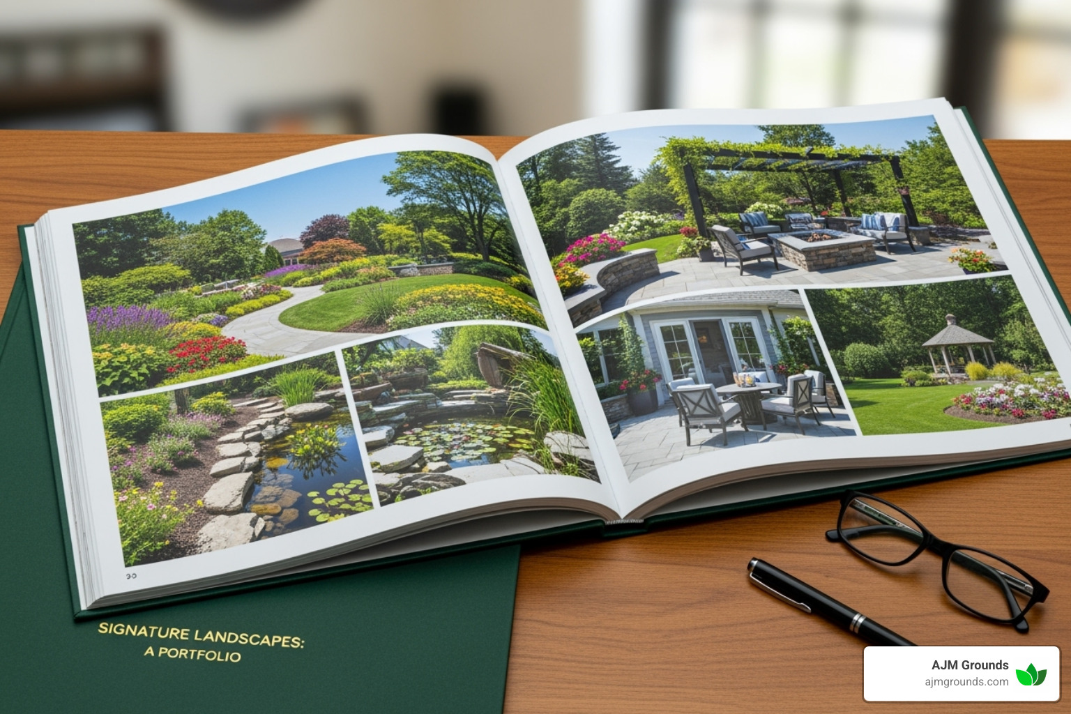 a contractor's portfolio showcasing diverse projects - landscape contracting