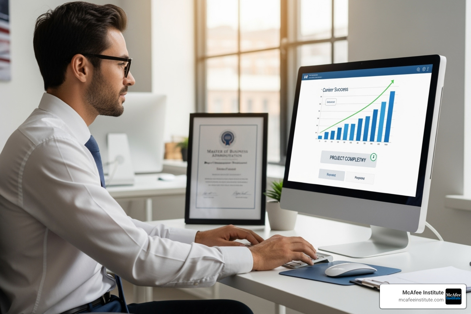 a flowchart showing how a certification leads to career advancement - is McAfee Institute accredited a flowchart showing how a certification leads to career advancement - is McAfee Institute accredited