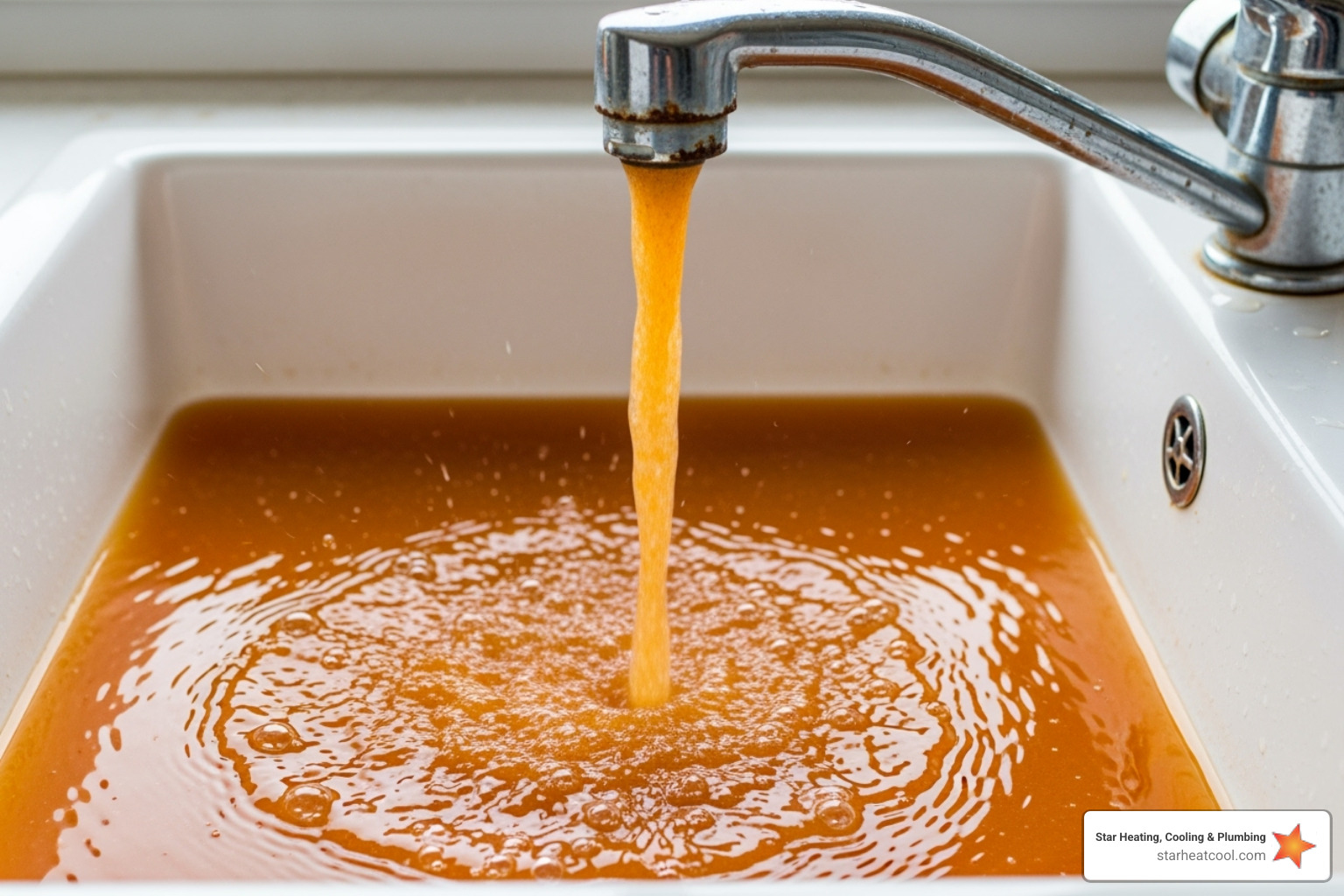 Discolored water coming from a faucet - licensed water heater contractor in fishers in Discolored water coming from a faucet - licensed water heater contractor in fishers in