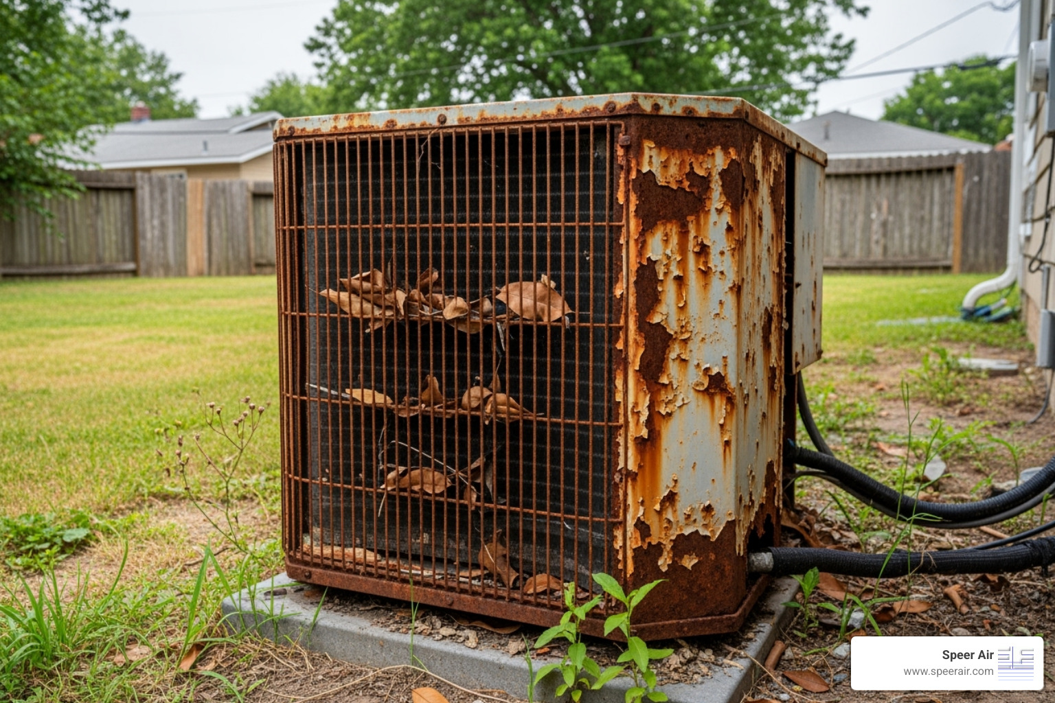 old rusty outdoor AC unit - hvac upgrade rockaway old rusty outdoor AC unit - hvac upgrade rockaway