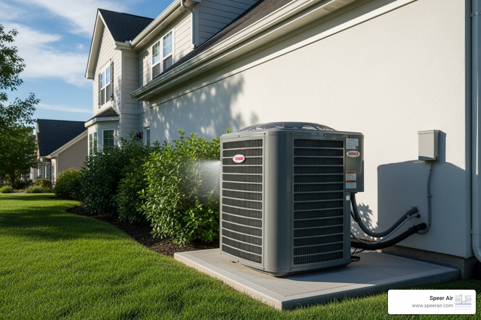 high-efficiency central air conditioner unit outside a home - energy star hvac denville nj high-efficiency central air conditioner unit outside a home - energy star hvac denville nj
