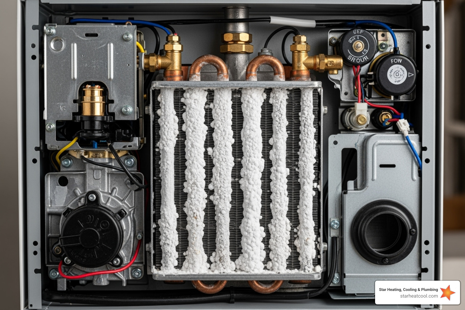 internal components of a tankless water heater showing mineral scale - emergency tankless water heater repair in arcadia in internal components of a tankless water heater showing mineral scale - emergency tankless water heater repair in arcadia in