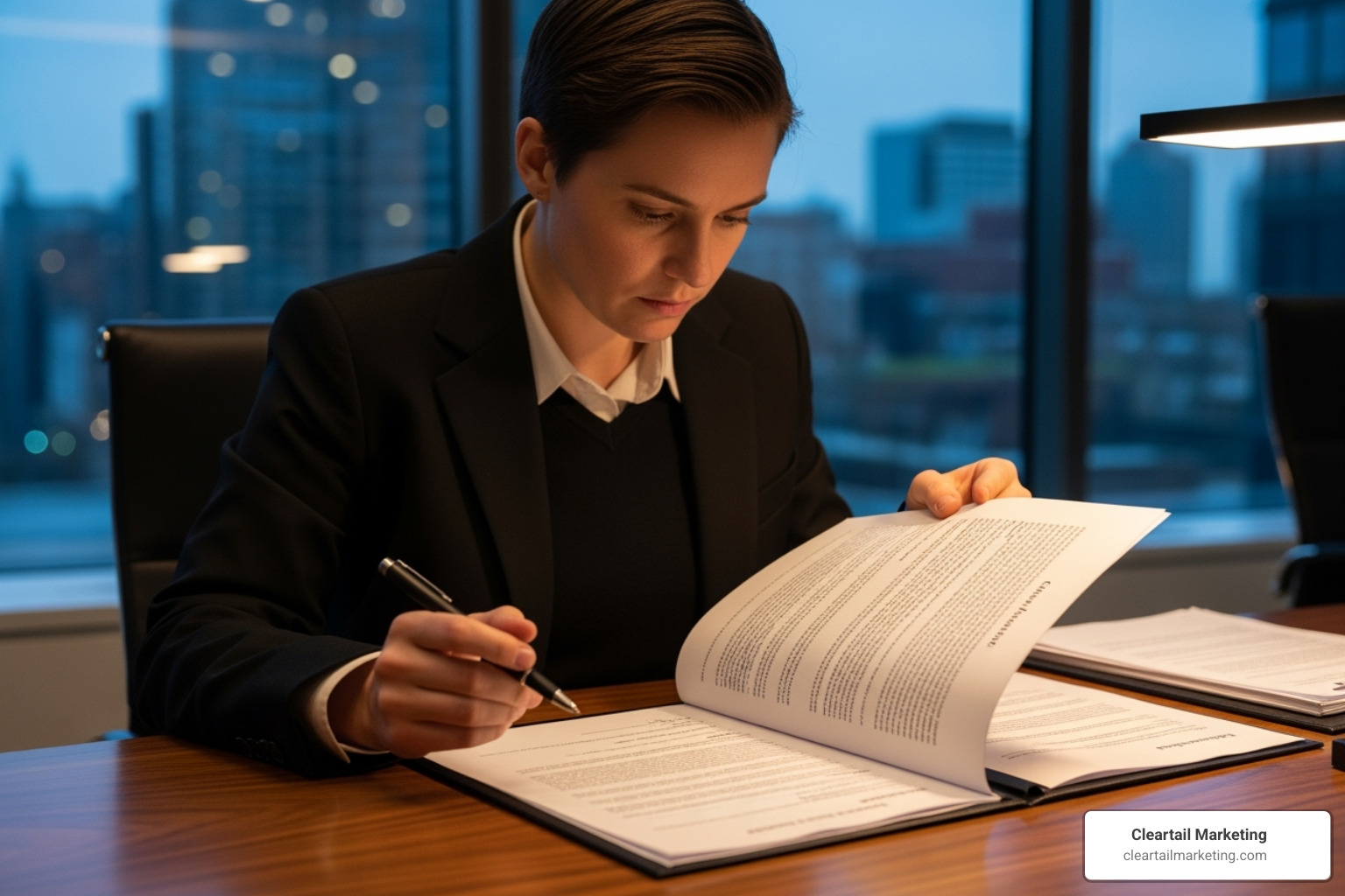 PERSON REVIEWING REPUTATION AGENCY CONTRACT - EXPERT REPUTATION REPAIR AGENCIES