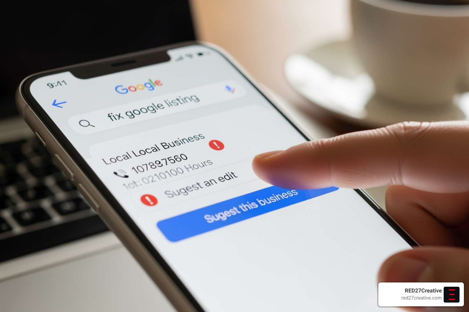 Screenshot of a "Profile Suspended" notification on a screen - Fix Google listing Screenshot of a "Profile Suspended" notification on a screen - Fix Google listing