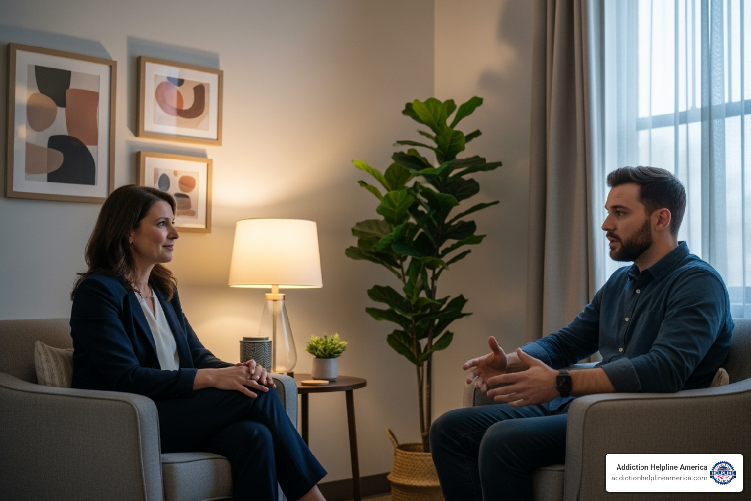 Therapy session - inpatient rehab in costa mesa