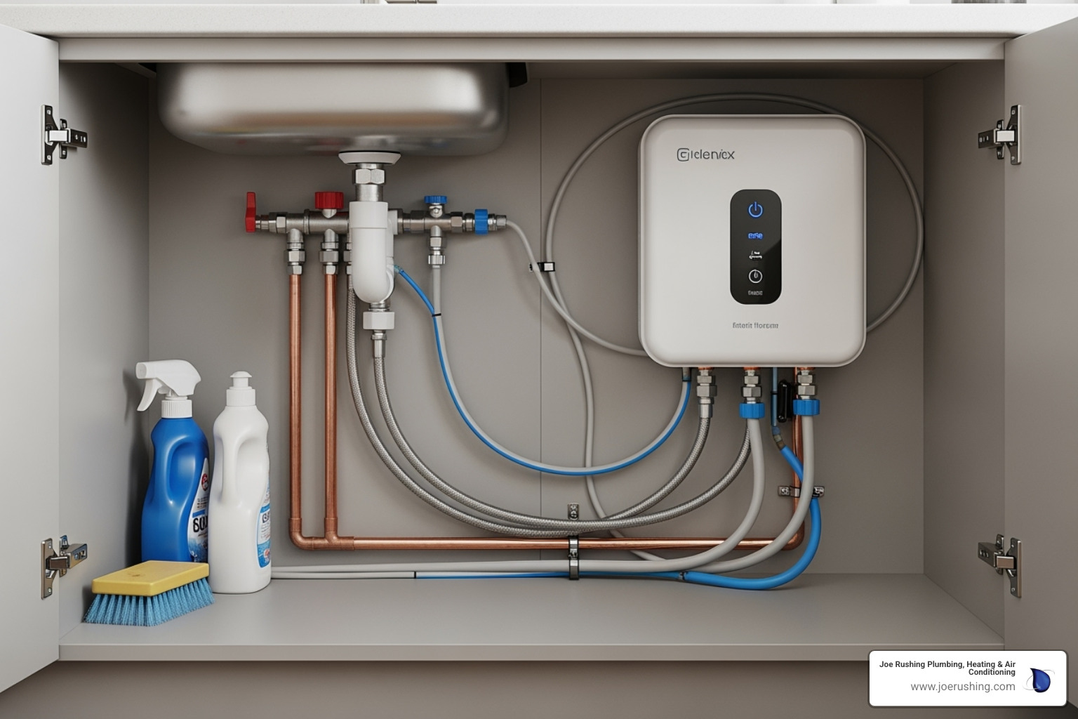 point-of-use tankless heater under a sink - local tankless water heater installation lubbock tx point-of-use tankless heater under a sink - local tankless water heater installation lubbock tx