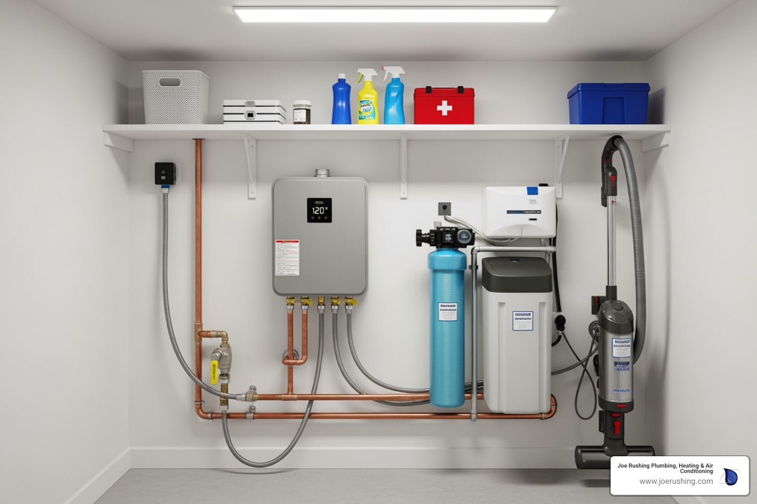 modern, efficient tankless water heater installed on a wall - water heater installation levelland tx modern, efficient tankless water heater installed on a wall - water heater installation levelland tx