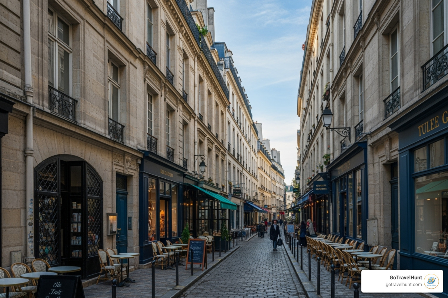 Charming street in Le Marais - Best Paris food tours