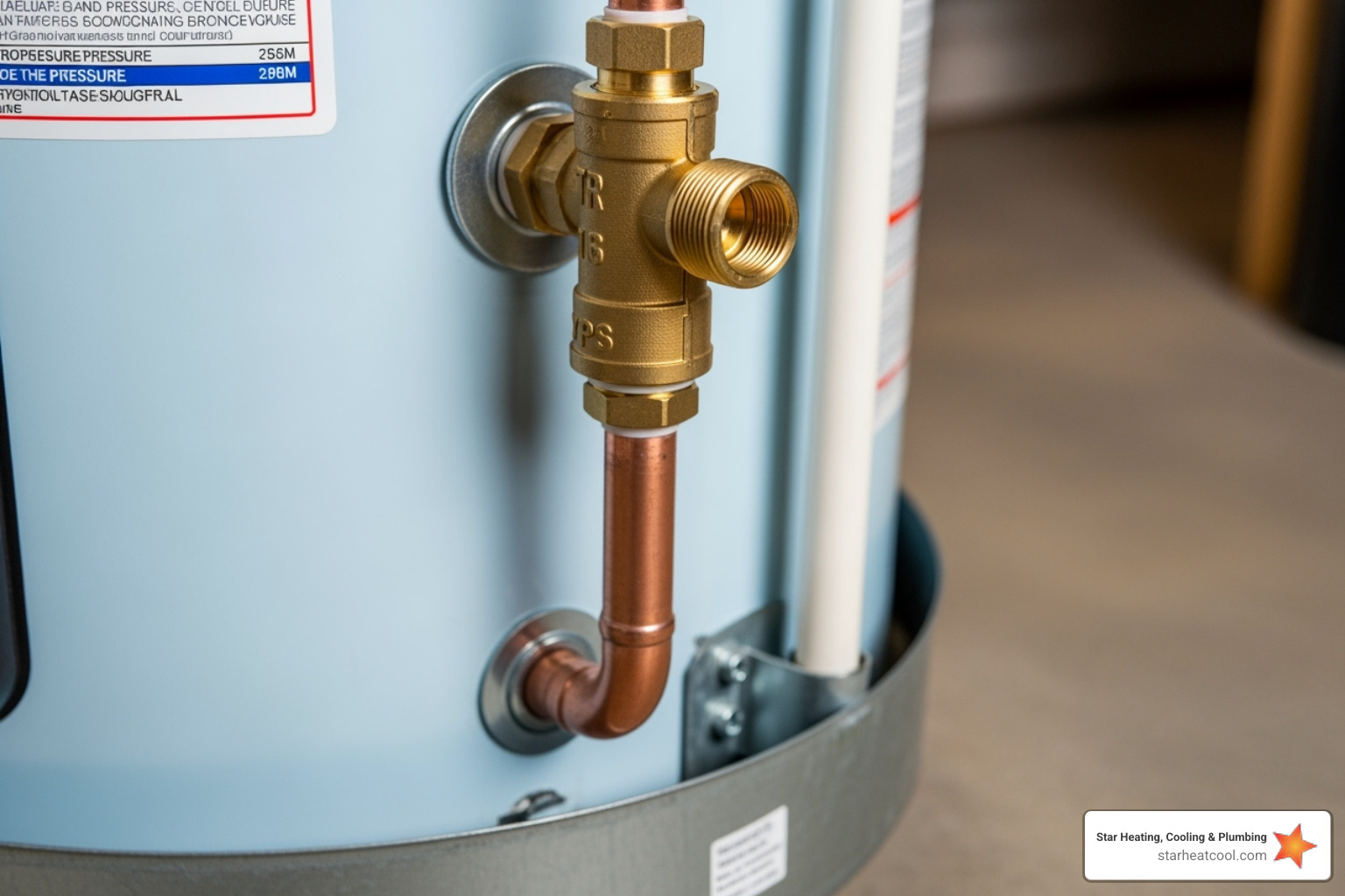 TPR valve on water heater - water heater inspection in sheridan in