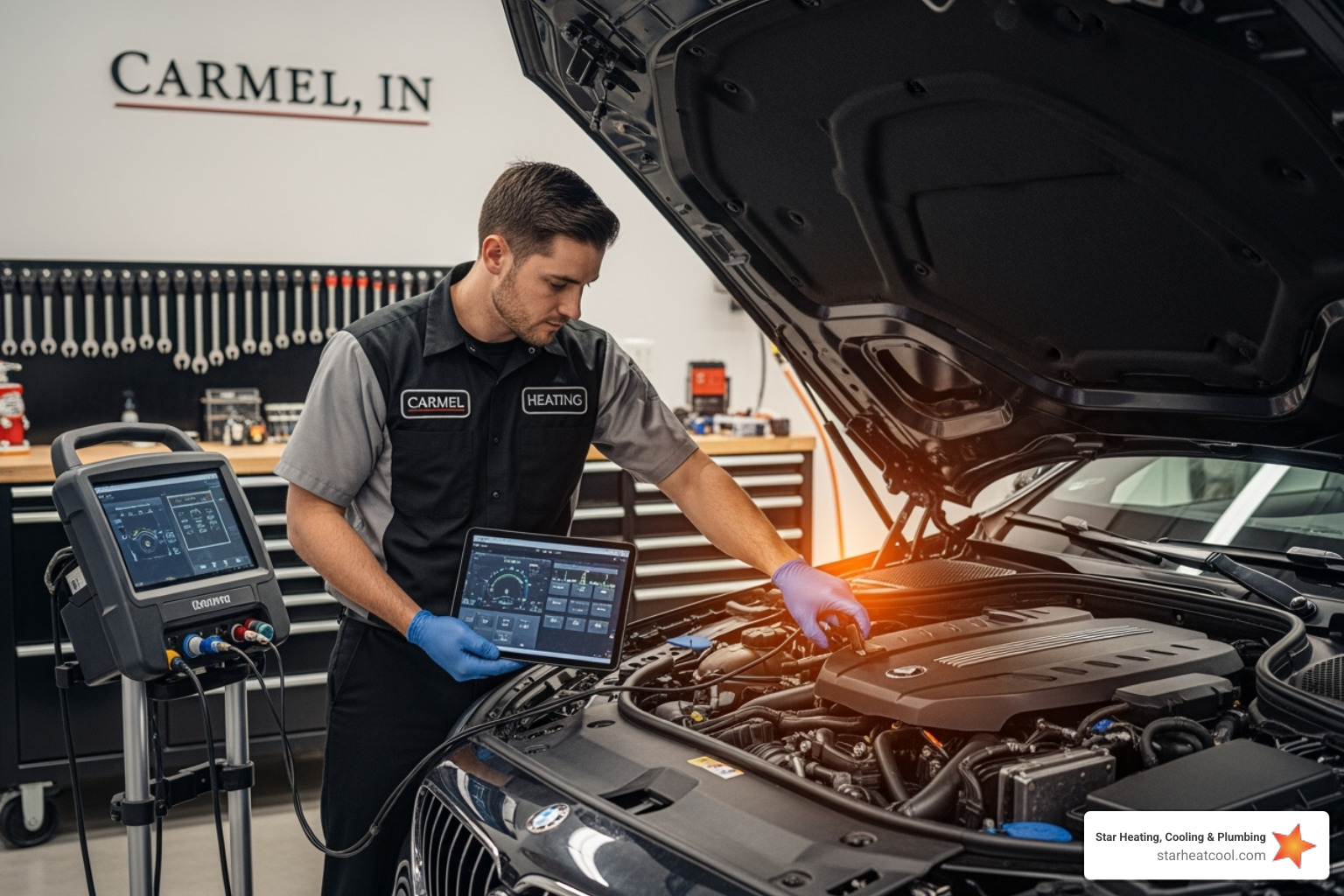 of a diagram showing clean air circulating through a home's ventilation system - premium heating service in carmel in