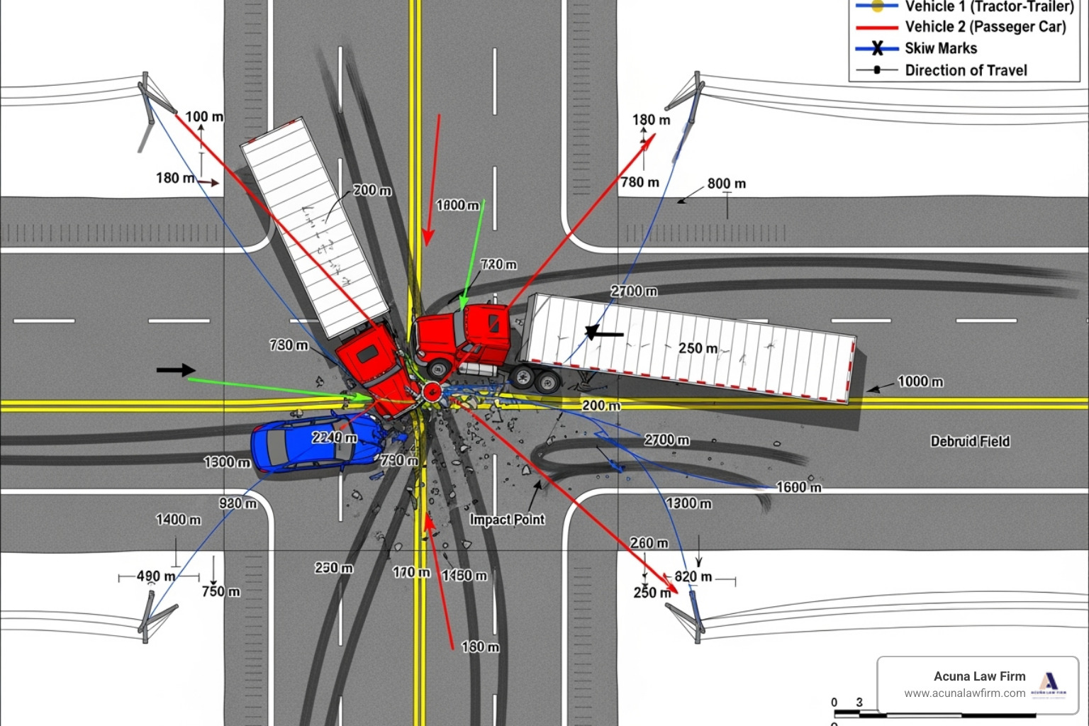 accident reconstruction diagram - lawyer for tractor trailer accident accident reconstruction diagram - lawyer for tractor trailer accident