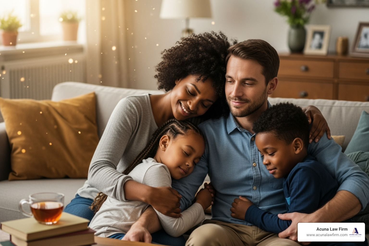 diverse family looking relieved and hopeful - commercial truck crash lawyer diverse family looking relieved and hopeful - commercial truck crash lawyer