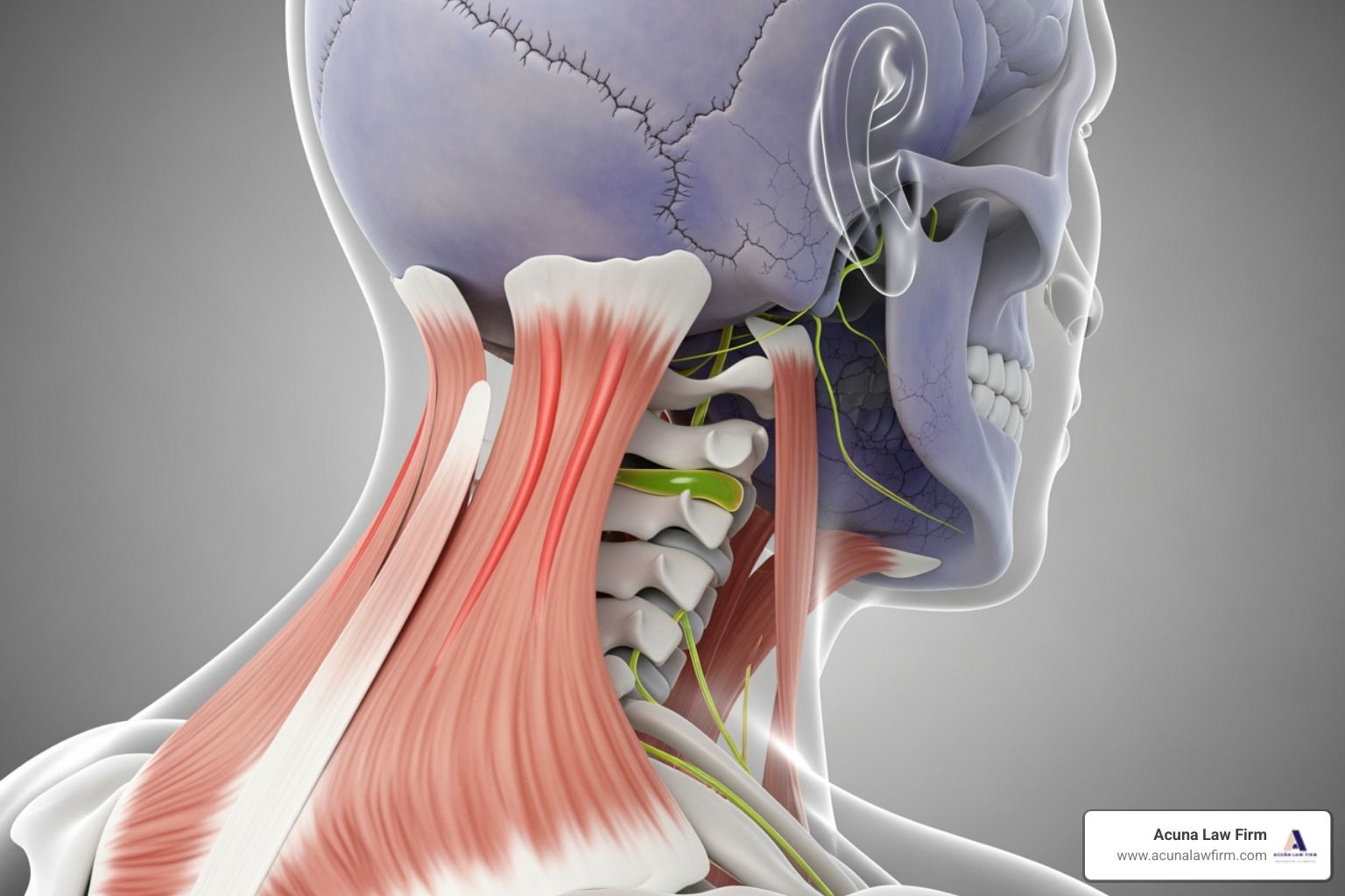 Common accident injuries like whiplash, traumatic brain injury, and spinal cord damage - auto and truck accident lawyer