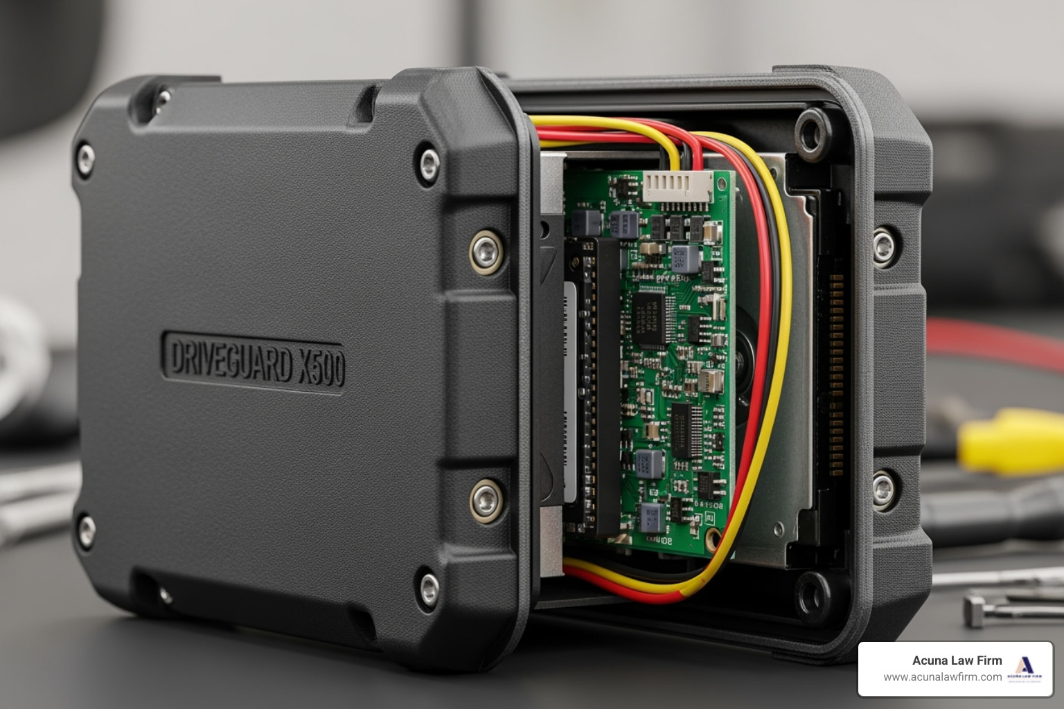 A truck's "black box" data recorder - abogado de accidentes de camión cerca de mí