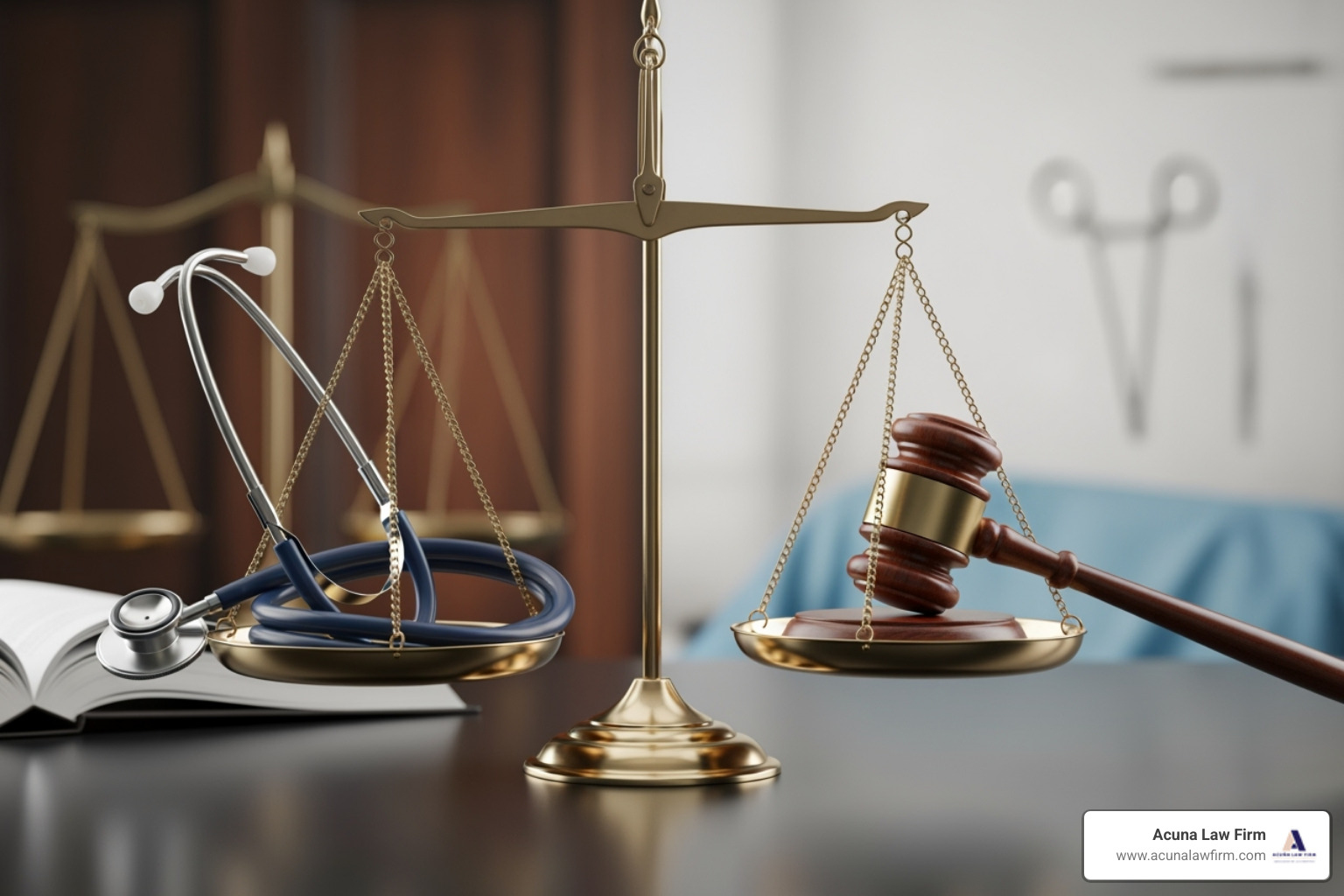 scales of justice balancing a stethoscope and a gavel - negligencia medica scales of justice balancing a stethoscope and a gavel - negligencia medica