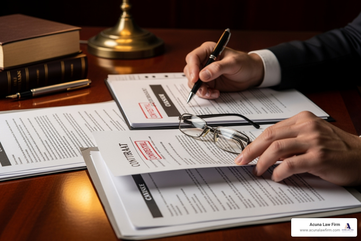 Lawyer handling legal documents - Oklahoma City injury lawyer Lawyer handling legal documents - Oklahoma City injury lawyer