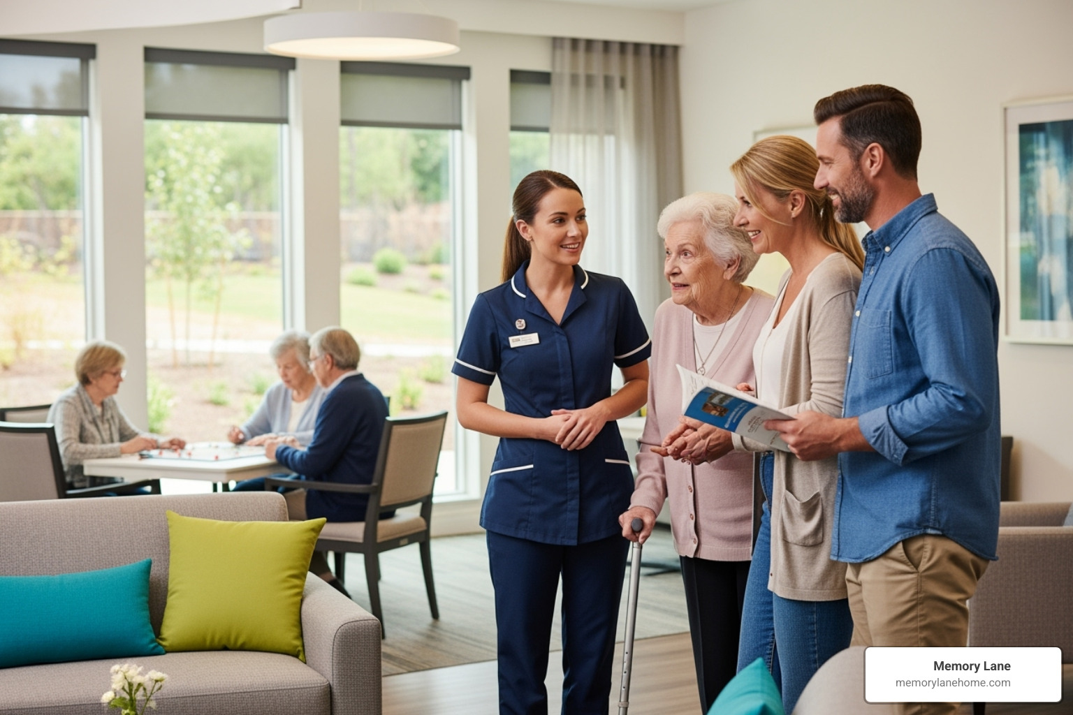 family touring a facility - assisted living facility near me family touring a facility - assisted living facility near me