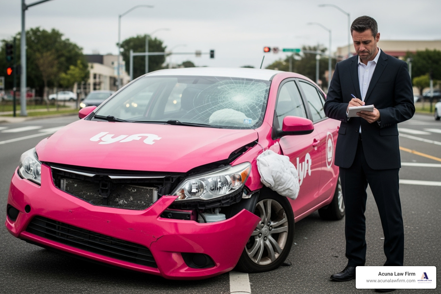 insurance policy document with a magnifying glass over it - lyft car accident lawyer insurance policy document with a magnifying glass over it - lyft car accident lawyer