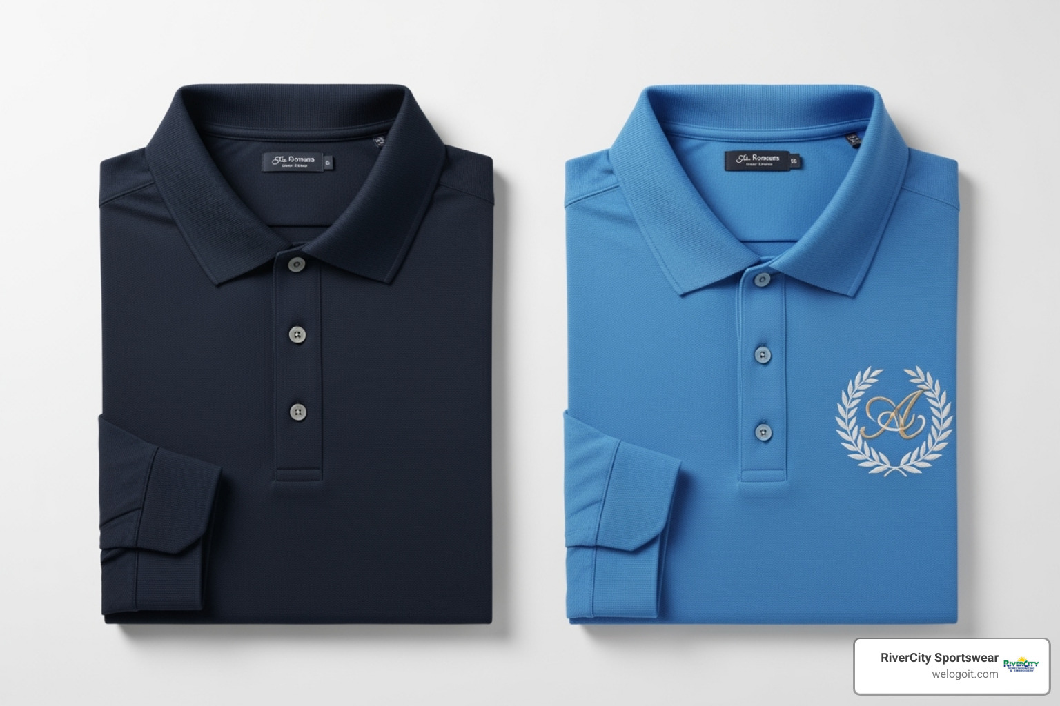 Custom polo shirt comparison - custom clothing